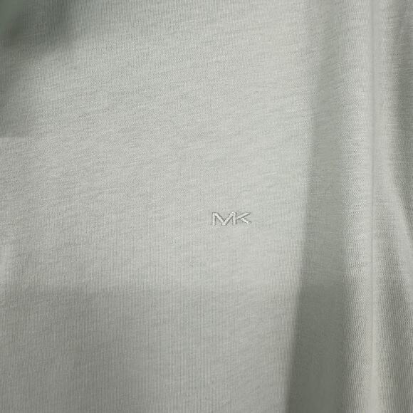 Michael Kors Embroidered Logo Cotton Pale Jade Short Sleeve Polo Mens XXL - Picture 5 of 10